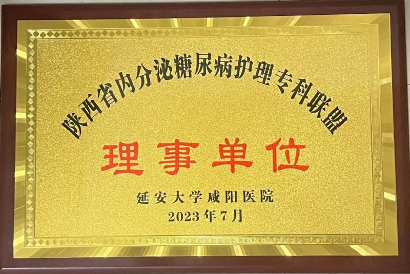 陜西省內(nèi)分泌糖尿病護(hù)理?？坡?lián)盟理事單位